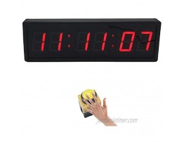 BTBSIGN 2.3inch Digital Countdown Wall Clock Large Stopwatch with Remote and Switch Button for Obstacle Racing