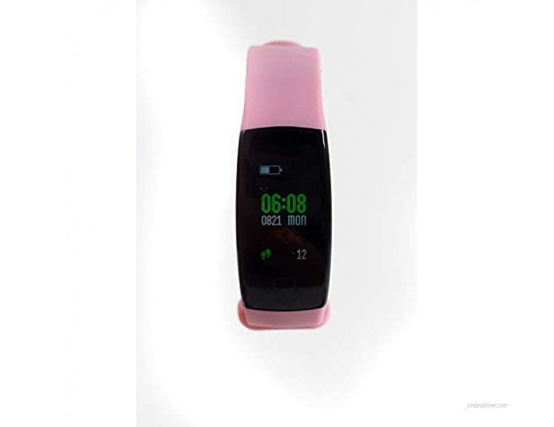 MonkeyLectric Unisex's Smartwatch FitQ-Streamline Perfect Pink one Size