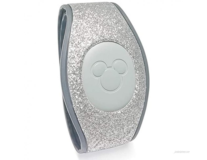 Disney Parks Exclusive MagicBand 2.0 Link It Later Sparkly Silver