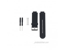 ECSEM Replacement Bands and Straps Compatible with Garmin Approach S4 S2 GPS Golf Watch & Vivoactive Smartwatch black