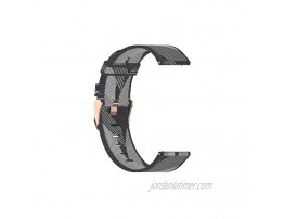 for Garmin Venu Replacement Band AWADUO 20mm Replacement Nylon Wrist Band Strap for Garmin Venu and Smasung Galaxy Watch Active 2Nylon Gray