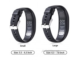 I-SMILE for Garmin Vivofit 4 Bands Original Edition Silicone Replacement Wristband Strap Accessories with Adjustable Buckle for Women Men