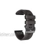 PlusChic Compatible with Garmin Fenix 5  Fenix 6  Fenix 5 Plus  Fenix 6 Pro Smart Watch Bands Quick-Fit Soft Silicone Bands Bracelet Sports Strap for Men & Women