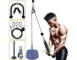 Pulley System Gym pulley pro for Workout-new Pulley Cable System- your ultimate Home Gym System this LAT Pull Down Machine weight pulley system is suitable for all Cable pulley attachments for gym