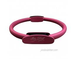 Ida Dell Pilates Ring – Fitness Ring for Yoga and Pilates – Exercise Ring with Dual-Grip Handles – Pilates Circle Intense Training – Comfortable and Lightweight – High-Resistance Yoga Ring
