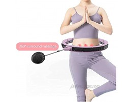 Sucizi smart weighted hula fitness hoop for adult women girls weight loss fashion 2021 new design upgraded premium quality purple