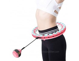 Tekin Inc Smart Hoola Hoop for Adults 2 in 1 Weighted Hula Hoop for Exercise 24 Knots Weighted Hoola Hoop for Women,Smart Hula Hoops for Adult Weight Loss Weighted Exercise Hoops
