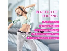 Weighted Hoola Hoops for Adults Weight Loss Simplife Smart Weighted Exercise Hoop with Counter for Women Workout