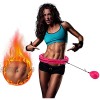 Weighted Hula Hoop Hula Hoops for Adults Weight Loss Portable Tape Measure Smart Hula Hoop for Home Workout